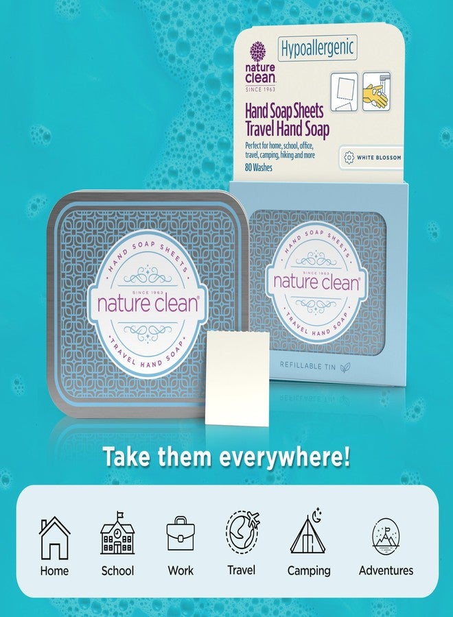 Nature Clean travel hand soap sheets for traveling - non-toxic, hypoallergenic, mini biodegradable paper soap sheets for travel, dissolvable portable soap for camping essentials refill - 80 units - Image 5